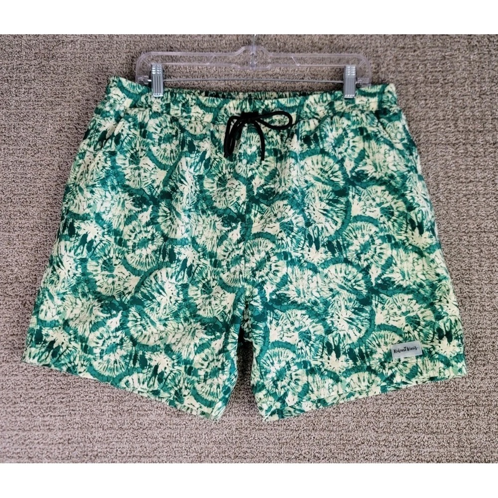 Kulani Kinis Swim Trunks Board Shorts Lined‎ Tie Dye Men's XL Beach Swimming